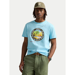 Polo Ralph Lauren Polo Ralph Lauren Majica 710958253001 Svetlo modra Classic Fit