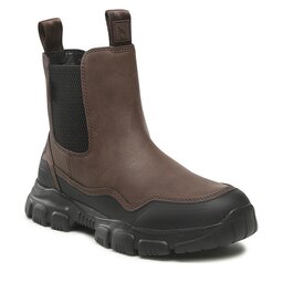 Shaka Členková obuv s elastickým prvkom Shaka Trek Chelsea At 433201 Dark Brown