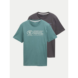 Tom Tailor Tom Tailor 2er-Set T-Shirts 1047047 Bunt Regular Fit