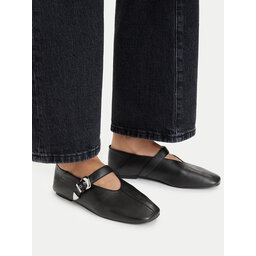 Tommy Jeans Ballerinas Tommy Jeans Tjw Ballerina Nappa Leather EN0EN03043 Schwarz