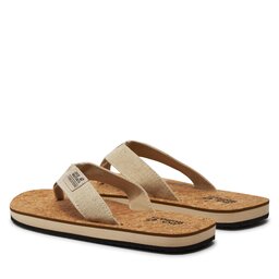 

В'єтнамки Jack Wolfskin Ecistride 2 Slipper W 4051931 Natual/Cork, Бежевий