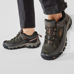 Keen Pārgājienu apavi Keen Targhee III Wp 1017784 Black Olive/Golden Brown
