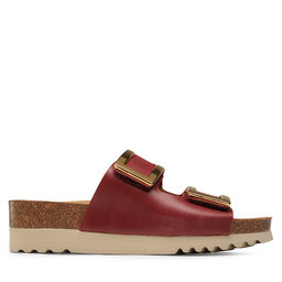 

Шльопанці Scholl Monterey 2 Straps MF30436 Bordeaux 1008, Бордовий