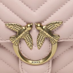 

Сумка Pinko Love Bell Mini PE 23 PLTT 100048 A0GK Pink/Dusty Pink/Antique Gold O81Q, Рожевий