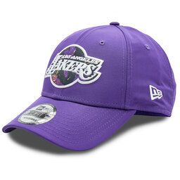 New Era Șapcă New Era 9FORTY Los Angeles Lakers NBA Print Infill 60298639 Violet