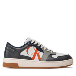 

Снікерcи Calvin Klein Jeans Basket Cupsole Bold Mono Lth YM0YM00428 White/Coral Orange 01U, Кольоровий