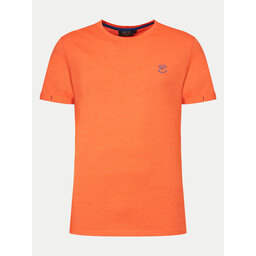 INDICODE INDICODE Marškinėliai Stamatis 41-038 Oranžinė Regular Fit