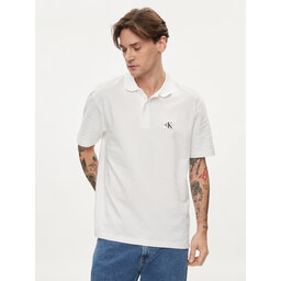 Calvin Klein Jeans Calvin Klein Jeans Polo marškinėliai J30J325433 Balta Regular Fit