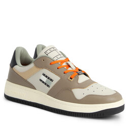 Tommy Jeans Sneakers Tommy Jeans Tjm Basket Premium Color EM0EM01256 Earth/ Orange XNQ