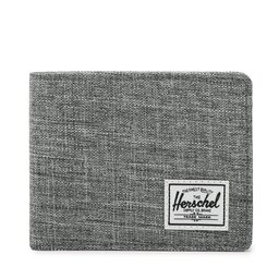 Herschel Kleine Herren Geldbörse Herschel Herschel Roy Wallet Raven Crosshatch