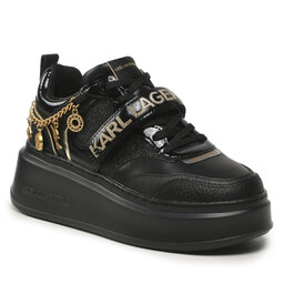 KARL LAGERFELD Sneakers KARL LAGERFELD KL63579F Black Lthr w/Gold