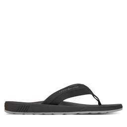 Tommy Hilfiger Čības uz pirksta Tommy Hilfiger Molded Hilfiger Beach Sandal FM0FM05361 Melns