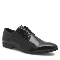 Geox® MO SYMBOL: Men's Black Leather Shoes