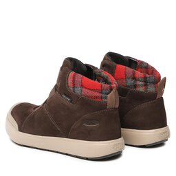 

Ботильйони Keen Elle Winter Mid Wp 1026714 Coffee Bean/Red Plaid, Коричневий