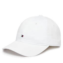 Tommy Hilfiger Cap Tommy Hilfiger Th Flag Soft 6 Panel Cap AW0AW17781 Weiß