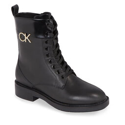 Calvin Klein Hikerkänga Calvin Klein Rubber Sole Combat Boot W/Hw HW0HW01717 Ck Black BEH