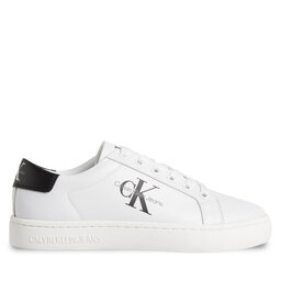 Calvin Klein Jeans Tenisice Calvin Klein Jeans Classic Cupsole Laceup Lth Wn YW0YW01269 Bijela