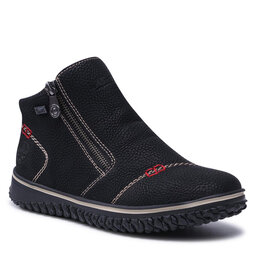 Rieker Polokozačky Rieker L4270-00 Schwarz