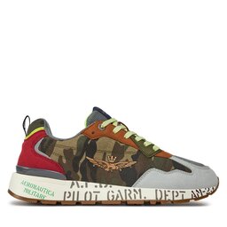 

Снікерcи Aeronautica Militare 232SC214CT3228 Red/Comouflage/Red 94454, Кольоровий