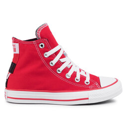 

Кеди Converse Ctas Hi 167173C University Red/Whi, Червоний