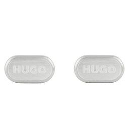 HUGO Mandzsettagombok Hugo E-Classic 50494892 Ezüst