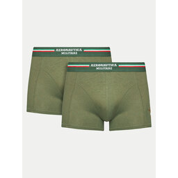 Aeronautica Militare Aeronautica Militare 2er-Set Boxershorts AM1UBX001 Khakifarben