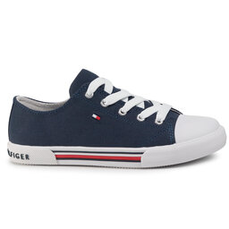 

Кеди Tommy Hilfiger Low Cut Lace-Up Sneaker T3X4-30692-0890 S Blue 800, Cиній