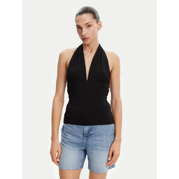 Guess Guess Τοπ W5GP16 KACM2 Μαύρο Slim Fit