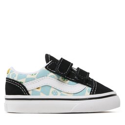 

Кросівки Vans Old Skool V VN0A4VJJBMV1 Melted Check Black/Multi, Чорний