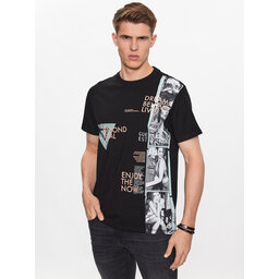 Guess Guess Marškinėliai M3YI18 K8FQ4 Juoda Regular Fit