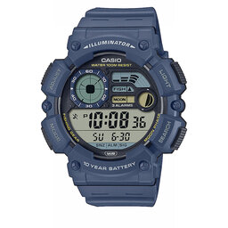 Casio Ρολόι Casio Digital Moonphase WS-1500H-2AVEF Blue