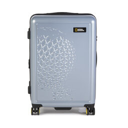 

Середня валіза National Geographic Luggage N162HA.60.23 Silver 23, Срібний