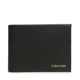 Calvin Klein Liels vīriešu maks Calvin Klein Ck Concise Bifold 5Cc W/Coin L K50K510599 BAX