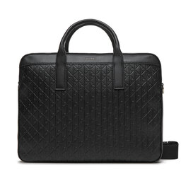 Calvin Klein Nešiojamo kompiuterio krepšys Calvin Klein Emblem Emboss Commuter LV04D3265G Juoda