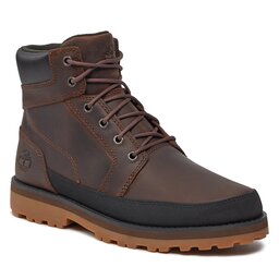 Timberland Schnürstiefeletten Timberland Courma Kid Boot W/ Rand TB0A62W19311 Dk Brown Full Grain