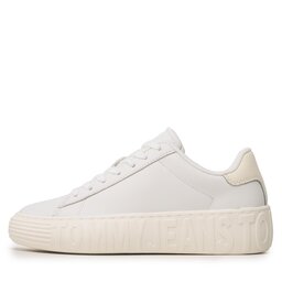 

Снікерcи Tommy Jeans Tjw New Cupsole Leather Lc EN0EN02212 Ecru YBL, Écru