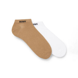 Boss 2 pares de calcetines cortos para hombre Boss 50467730 Medium Beige 261