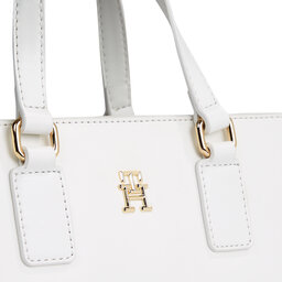 

Сумка Tommy Hilfiger Th Monotype Mini Tote AW0AW15977 Ecru YBL, Білий