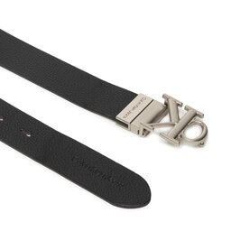 

Жіночий ремінь Calvin Klein Round Mono PlaqueRey Belt 30Mm K60K609835 White/Black 0IR, Білий