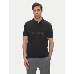 BOSS BOSS Pólóing Percy Heritage 50538111 Fekete Relaxed Fit