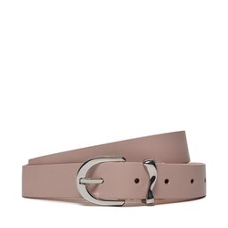 Calvin Klein Pasek Damski Calvin Klein Round Organic Loop Belt 2.5 K60K611930 Różowy