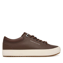 Tommy Hilfiger Sneakers Tommy Hilfiger Harlem Lth Vulc Cleat Winter FM0FM05950 Braun