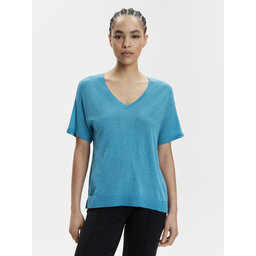 Vila Vila Camiseta Abella 14089540 Azul Relaxed Fit