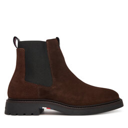 Tommy Hilfiger Kotníková obuv s elastickým prvkem Tommy Hilfiger Comfort Lwt FM0FM05592 Hnědá