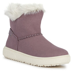 Geox Cizme Geox J Theleven Girl J36HUD 000AU C8025 D Rose Smoke