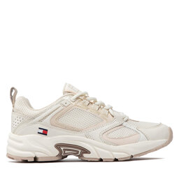 

Снікерcи Tommy Jeans Archive Run Q Wmn EN0EN01736 Ivory YBI, Бежевий