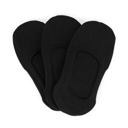 JENNY Skarpety stopki damskie JENNY AS-LCN-001-AW24 (3-PACK) Czarny
