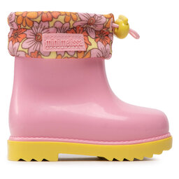 

Гумові чоботи Melissa Mini Melissa Rain Boot III Bb 33615 Pink/Yellow AB198, Рожевий