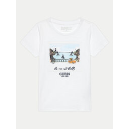 Guess Guess T-Shirt N4GI16 K6XN4 Weiß Regular Fit