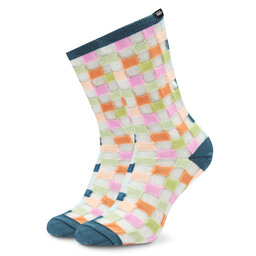 Vans Чорапи дълги дамски Vans Sheer Check VN00037RBQL1 Rose Smoke